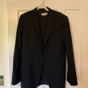Emporio Armani Black Sport Coat with Traditional Lapel